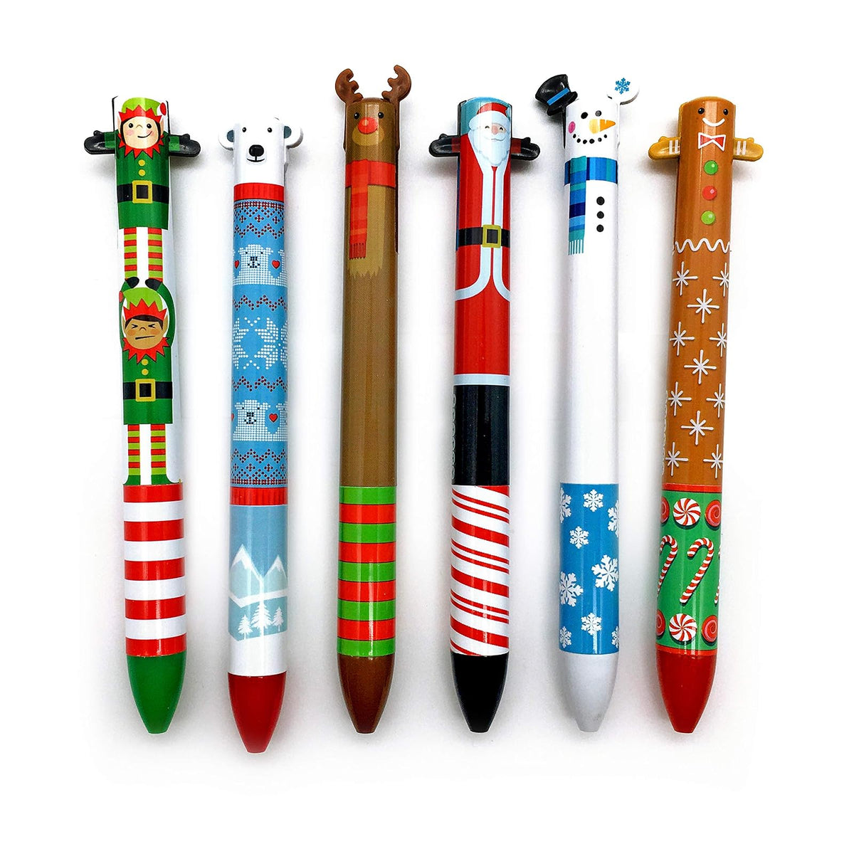 SNIFTY Writing Instrument, 1 Count (Pack of 6), Red, White, Green, Unspecified