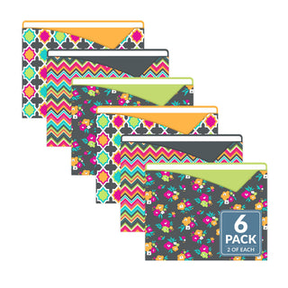 C-Line File Folder, Pack of 6, Bold Basics Design