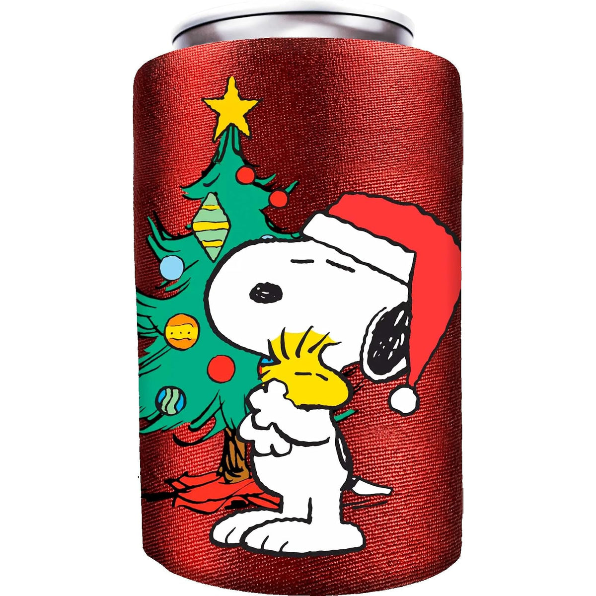 Spoontiques Beverage Insulator, One size, Metallic Finish Peanuts Christmas