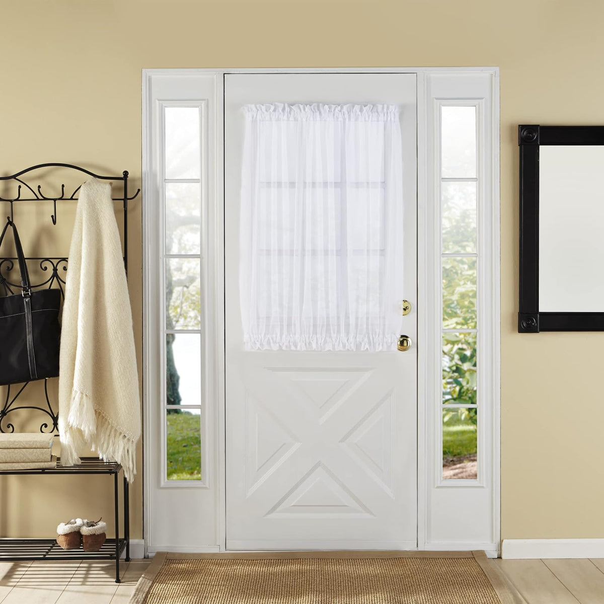 Style Master Curtain, 60"W x 40"L (Pack of 1), White
