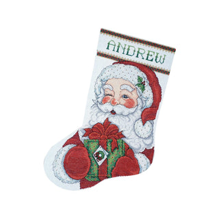 Design Works Crafts Sewing Tool Set, Winking Santa, Stocking