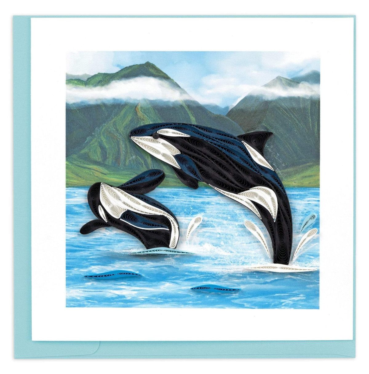 Quilling Card Greeting Card, 6x6 Inch, Multi