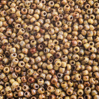 John Bead Craft Bead, Small, Brown Picasso