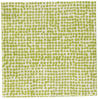 Boston International Hire Marimekko Cocktail Beverage Paper Napkins, 5" x 5", Orkanen White/Green