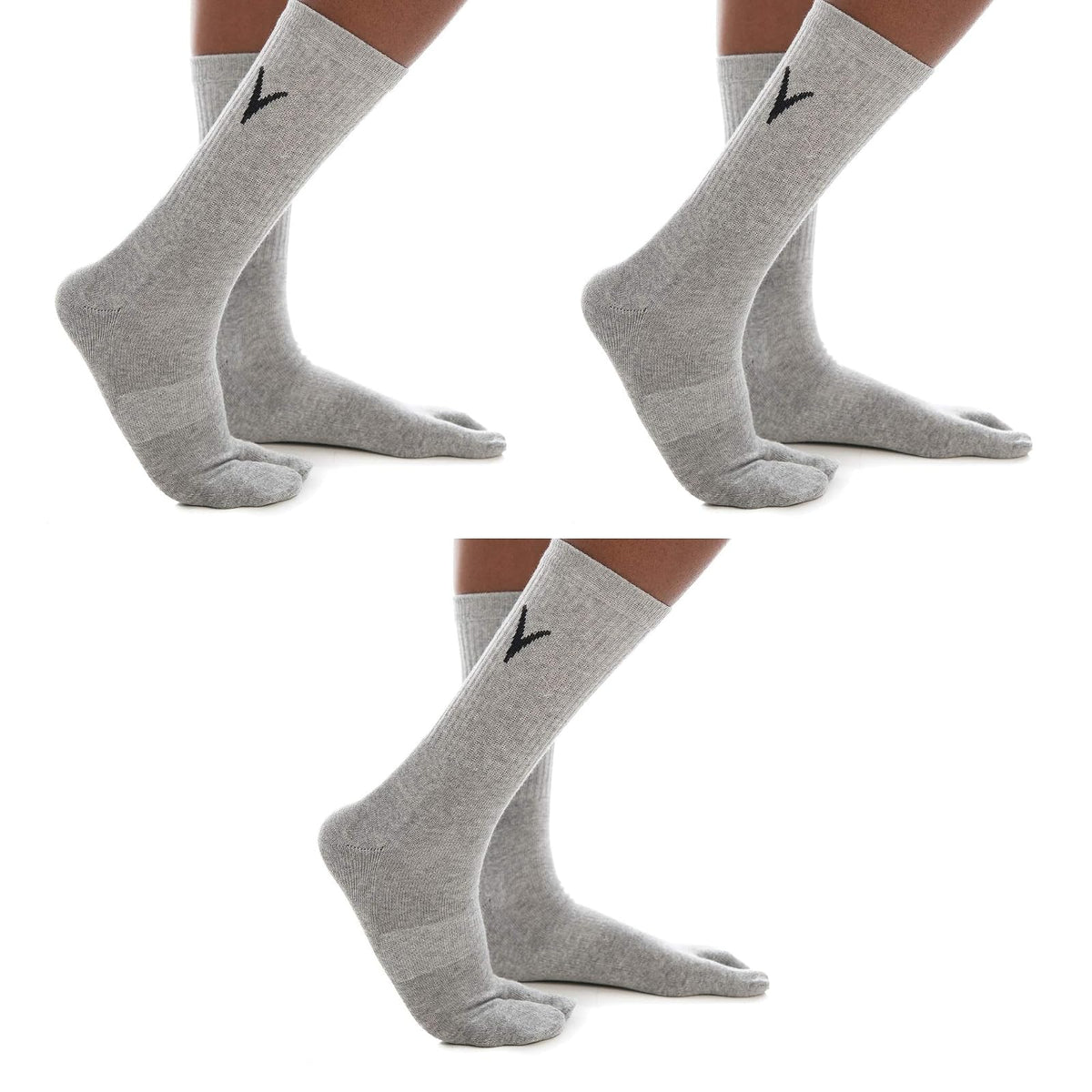 V-TOE SOCKS Socks, Light Grey, Tabi
