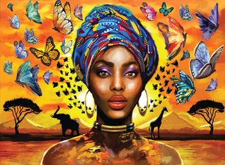 Anatolian Puzzle - Delightful Woman, 1000 Piece Jigsaw Puzzle, 1087, Brown/A (ANA1087)