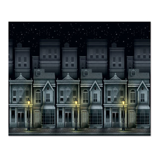 Beistle Victorian Townscape Backdrop, 4' x 30'