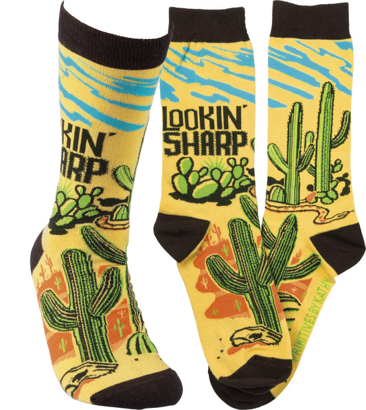 Primitives by Kathy Crew Socks - Lookin Sharp