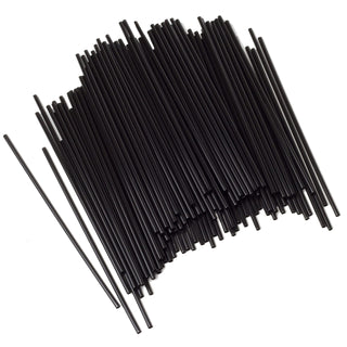 Chef Craft Drinking Straw, 5 inch 150 piece set, Black