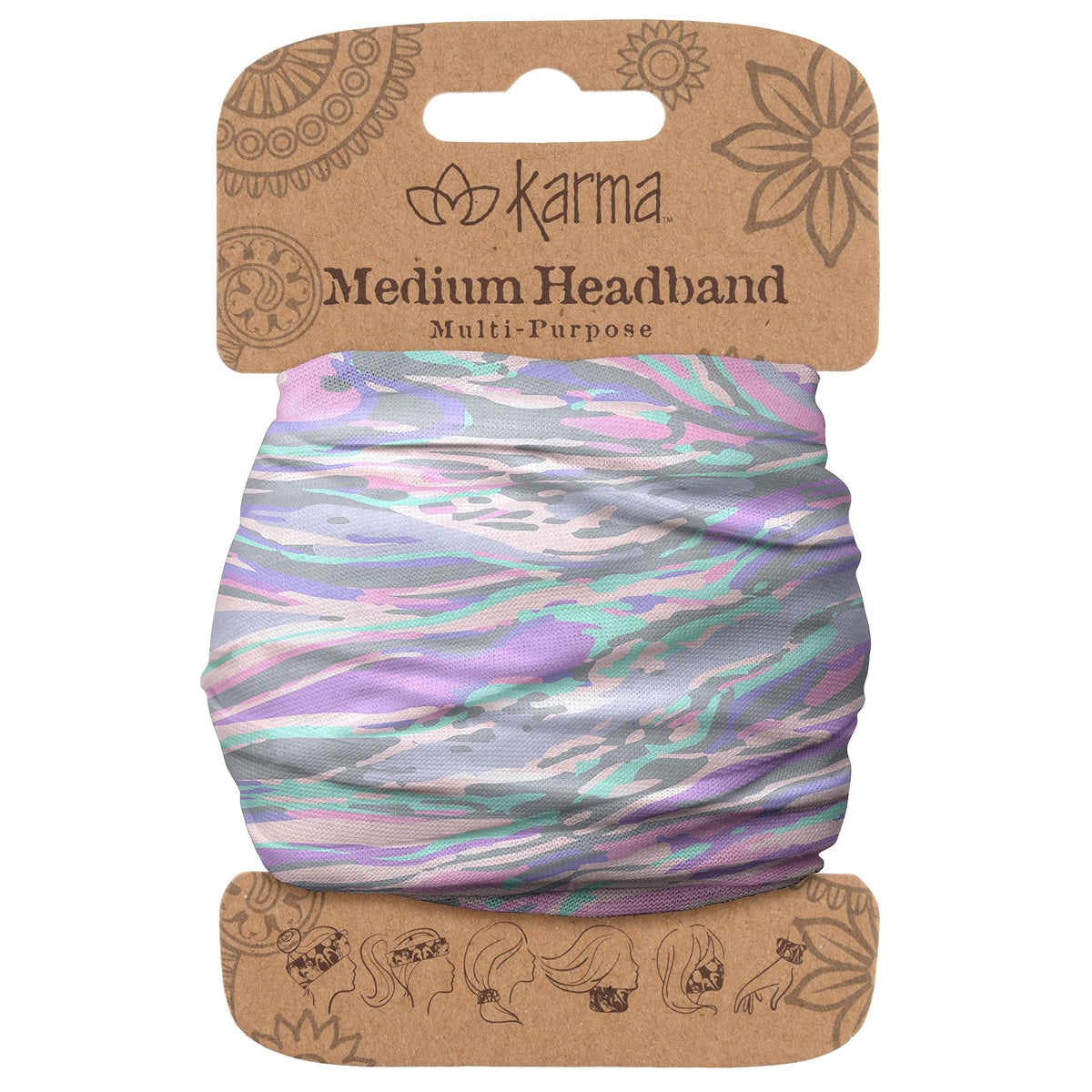 Karma Hairband, 1 Count (Pack of 1), Marble