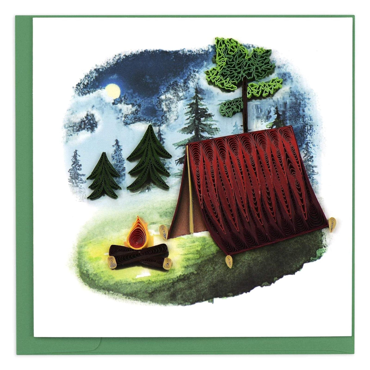 Quilling Card Greeting Card, 6 in. x 6 in., Multi