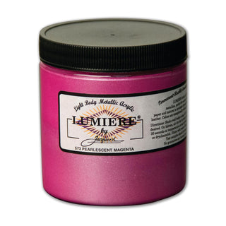 Jacquard Paint, 8 Fl Oz (Pack of 1), Pearlescent Magenta