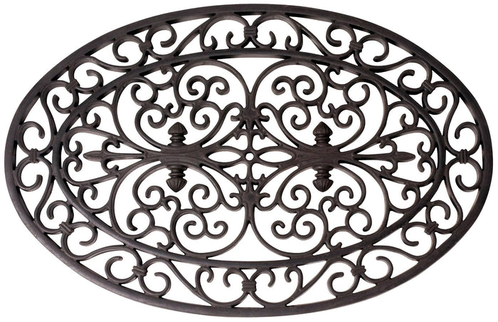 Esschert Design Rubber Doormat - Oval 27.5" x 18"
