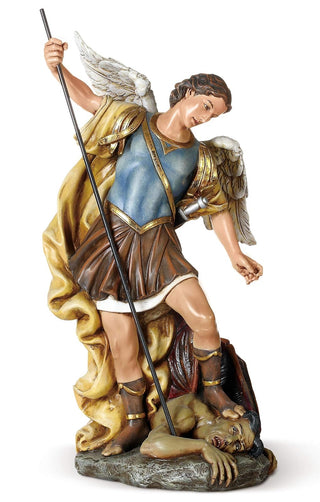 Renaissance Collection Joseph's Studio by Roman Exclusive St Michael The Archangel Defeating Satan Figurine, 15.5-Inch