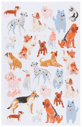 Jubilee Puppos Puppies Cotton Dish Towel