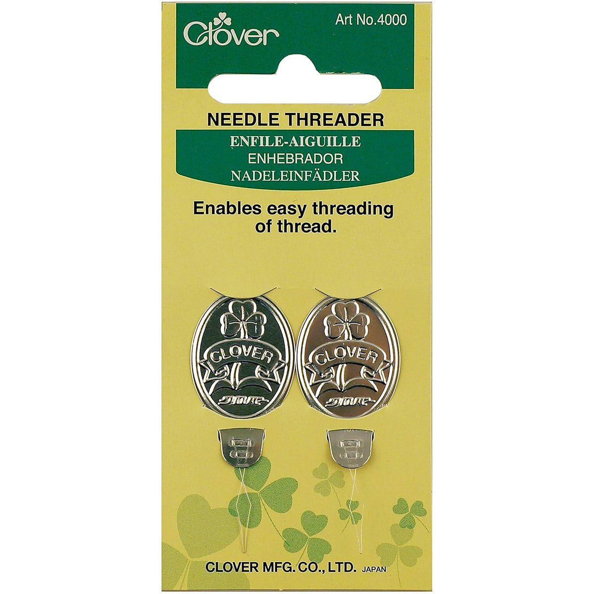 Clover Hand Sewing Needle, #70, 2/Pkg