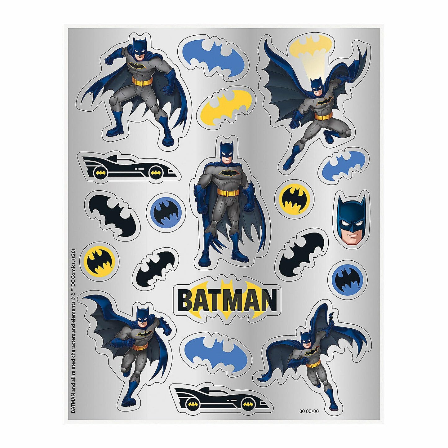 Unique Industries Batman Sticker Sheets - 4 Pcs