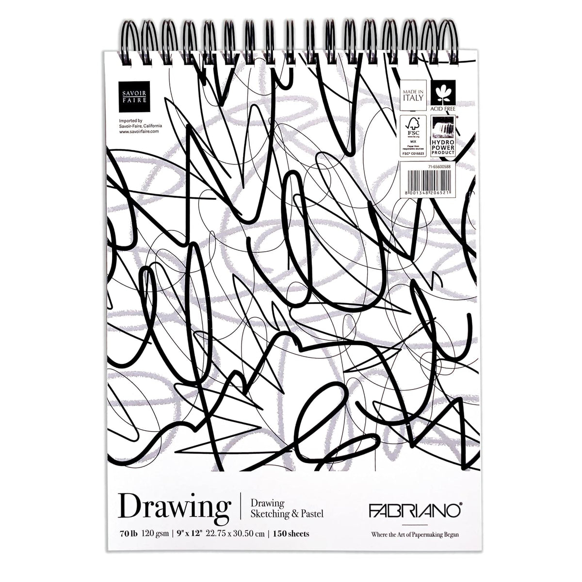 Fabriano Art Media Paper, 9 x 12, White