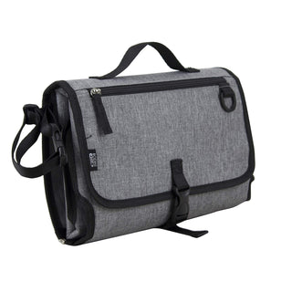 BODHI Changing Pad, Mid Gray Chambray