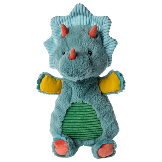 Mary Meyer Toy Figure, 13 Inch (Pack of 1), Blue Triceratops Dinosaur