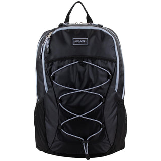 FUEL Backpack, 18.5" x 13.5" x 5.75", Black W/ Grey