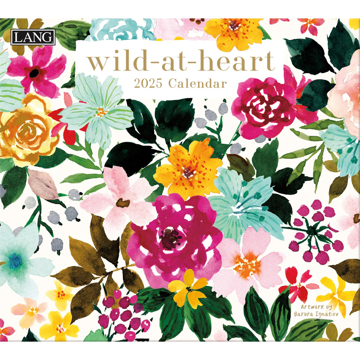 LANG Wild At Heart 2025 Wall Calendar (25991002012)