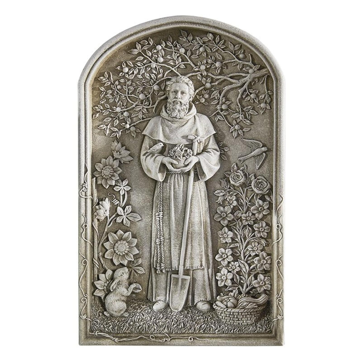 Avalon Gallery Decorative Signage, 7-3/4"L x 1"D x 12-1/4"H, Saint Fiacre