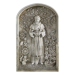 Avalon Gallery Decorative Signage, 7-3/4"L x 1"D x 12-1/4"H, Saint Fiacre
