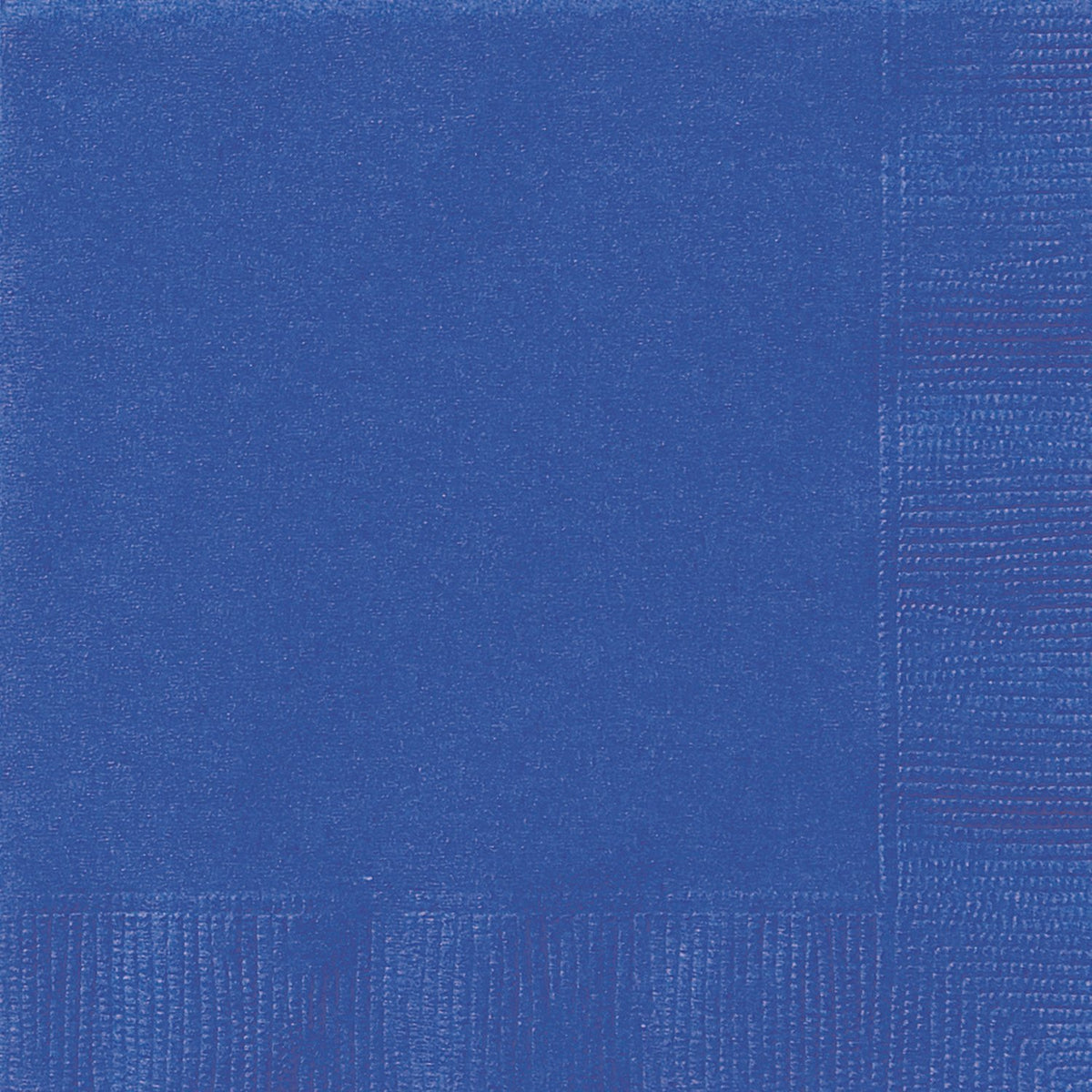 Unique Disposable Napkin, 20 Count (6.5" x 6.5"), Royal Blue