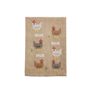 Mud Pie Towel, 14" x 21", Chicken
