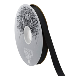 burton + BURTON 9/16 Inch x 100 yds Acetate Satin Ribbon-black