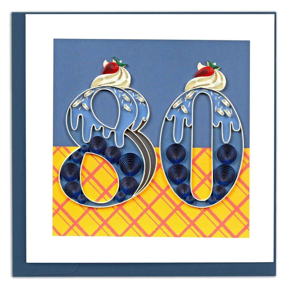 Quilling Card Greeting Card, 6x6 Inches, Multi