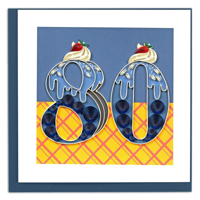 Quilling Card Greeting Card, 6x6 Inches, Multi