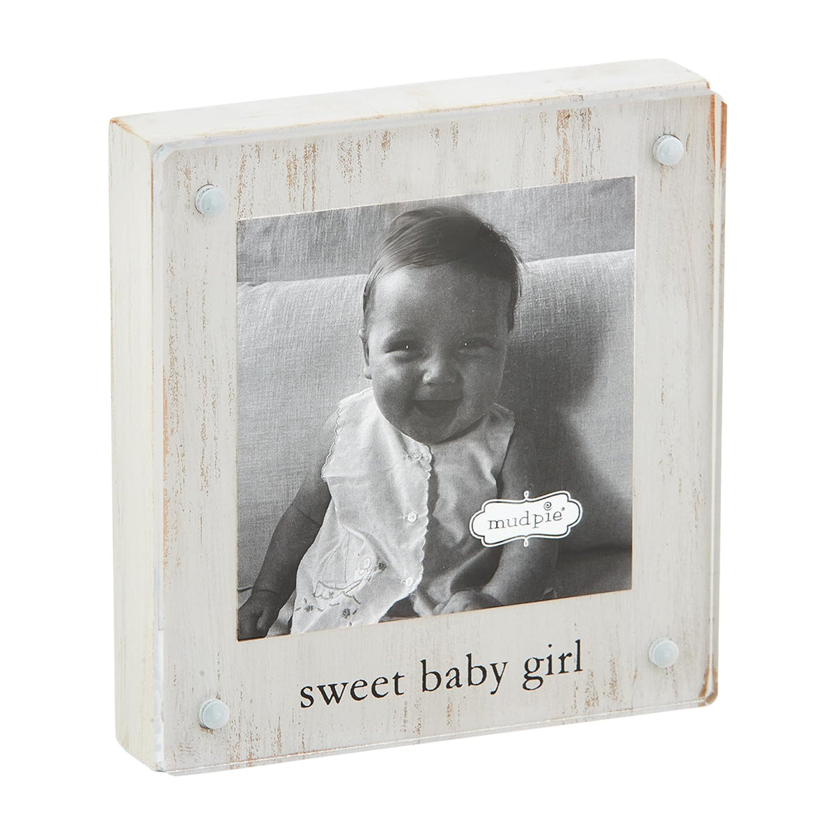 Mud Pie Picture Frame, No Size, WHITE