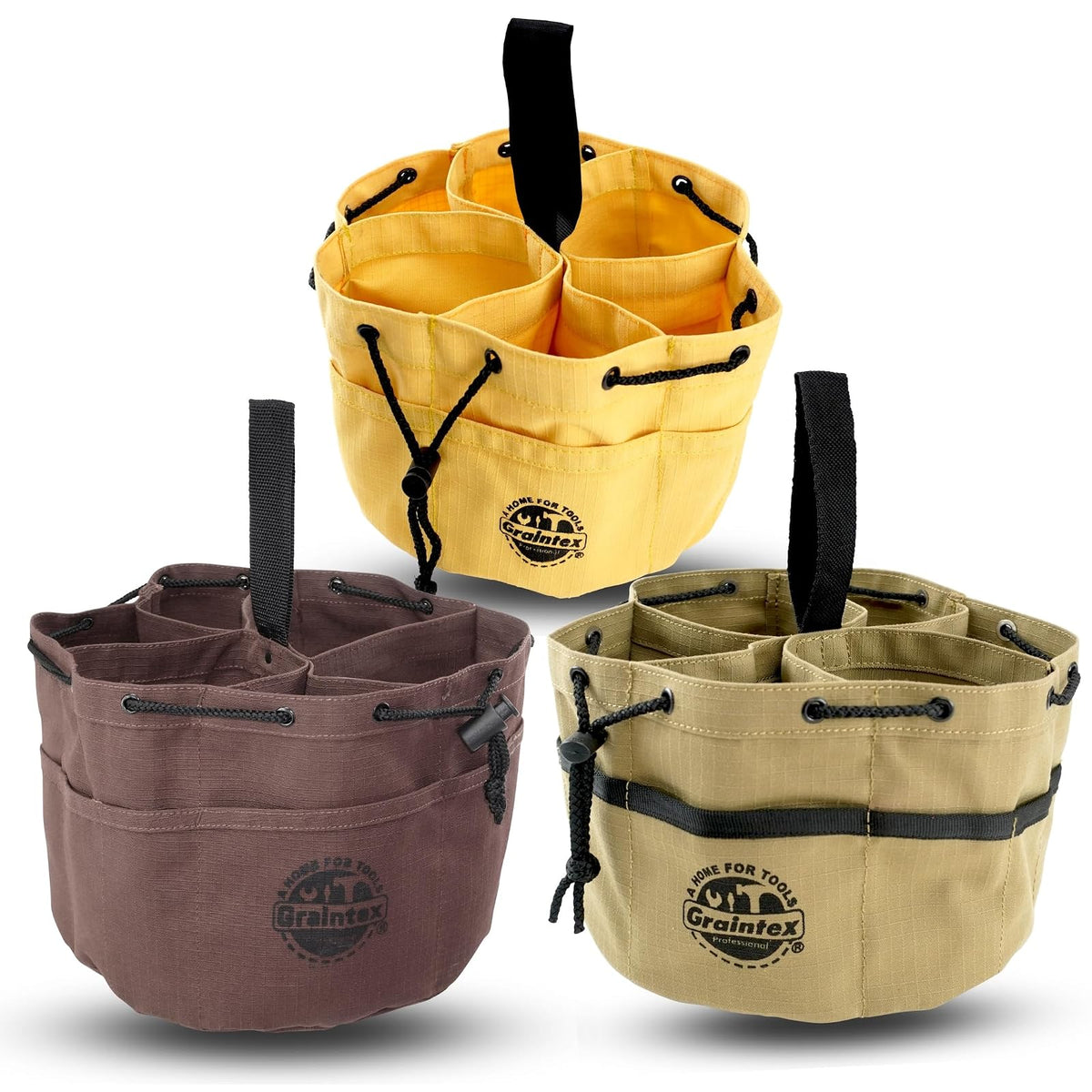 Graintex Utility Holster Pouch, Brown, Khaki, Yellow