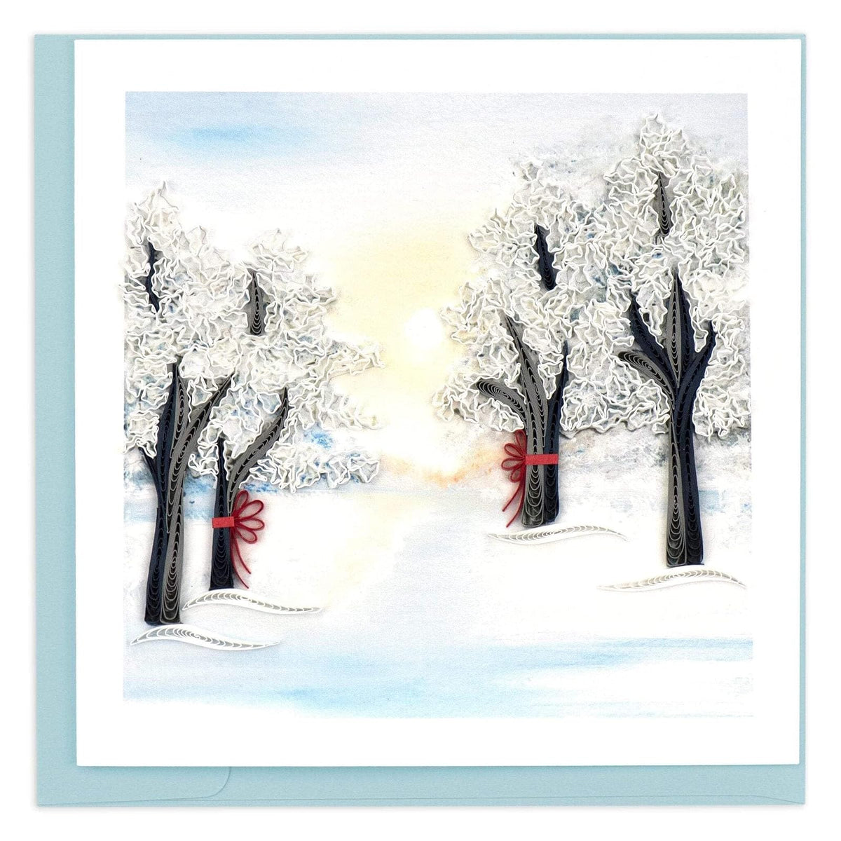 Quilling Card Greeting Card, 6 x 6 inches, Multi