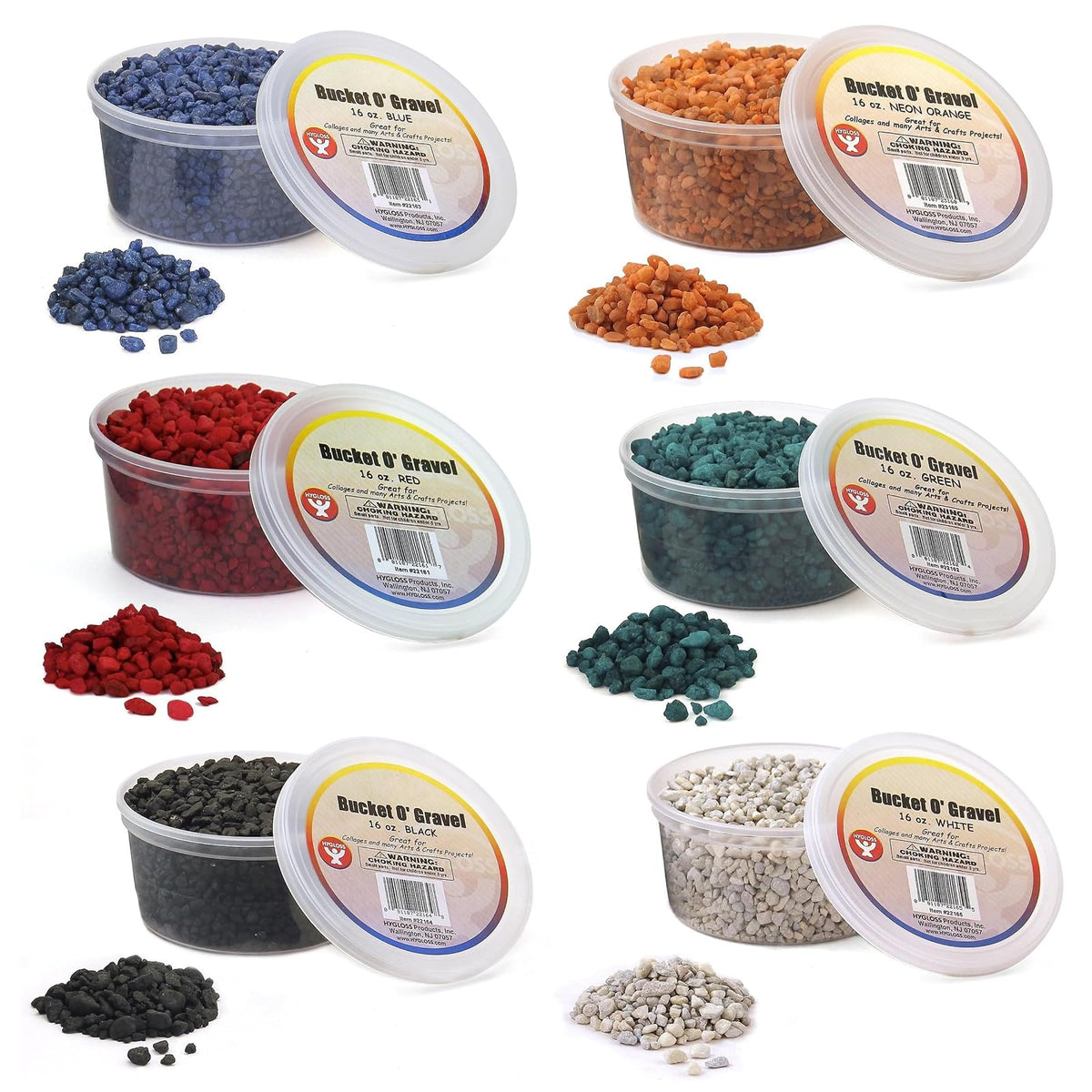 Hygloss Home, 6 oz, 6 Color Assortment