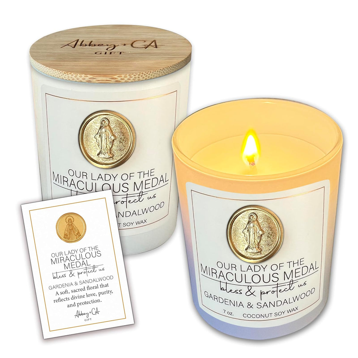 Cathedral Art Candle, White