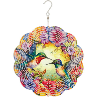 Sunset Vista Designs Wind Spinner, 11" Tall, Dancing Hummingbird