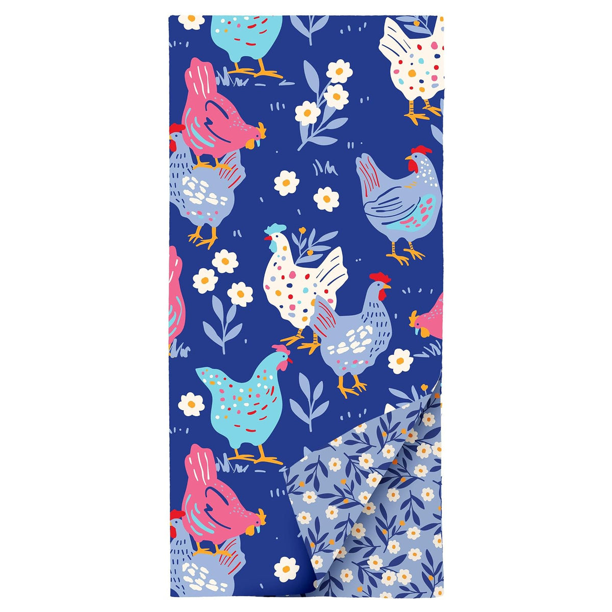 Karma Towel, Blue Chickens