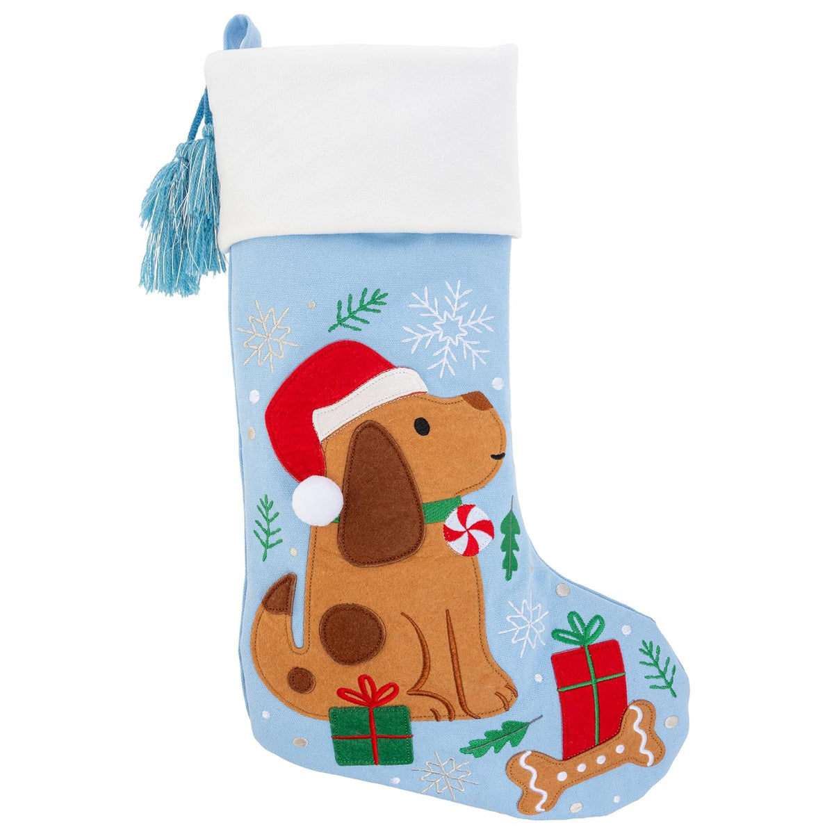 Stephen Joseph Socks, Blue, Dog