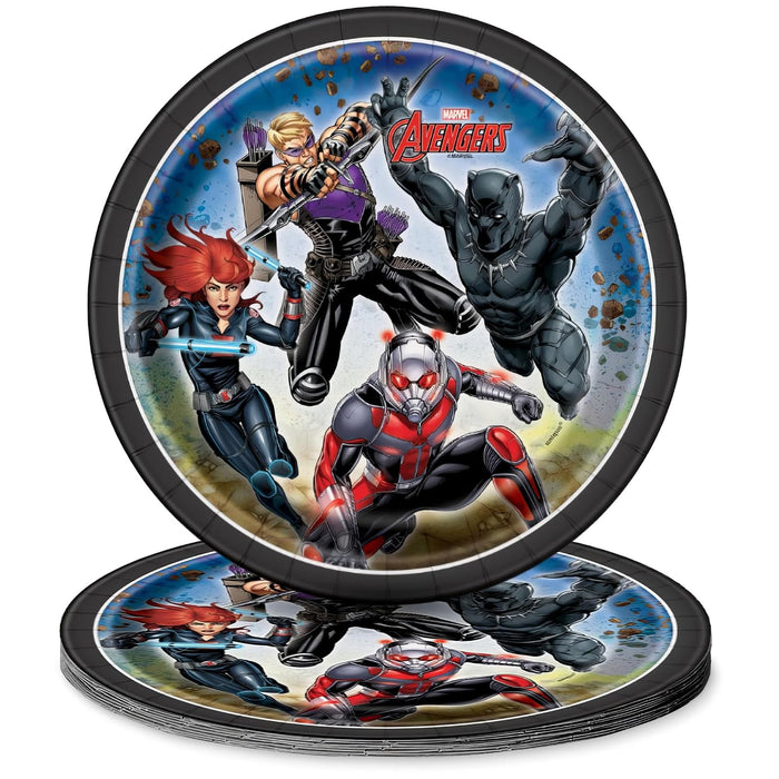 Unique Industries Avengers Round Dessert Party Paper Plates, 7", 8 Ct.