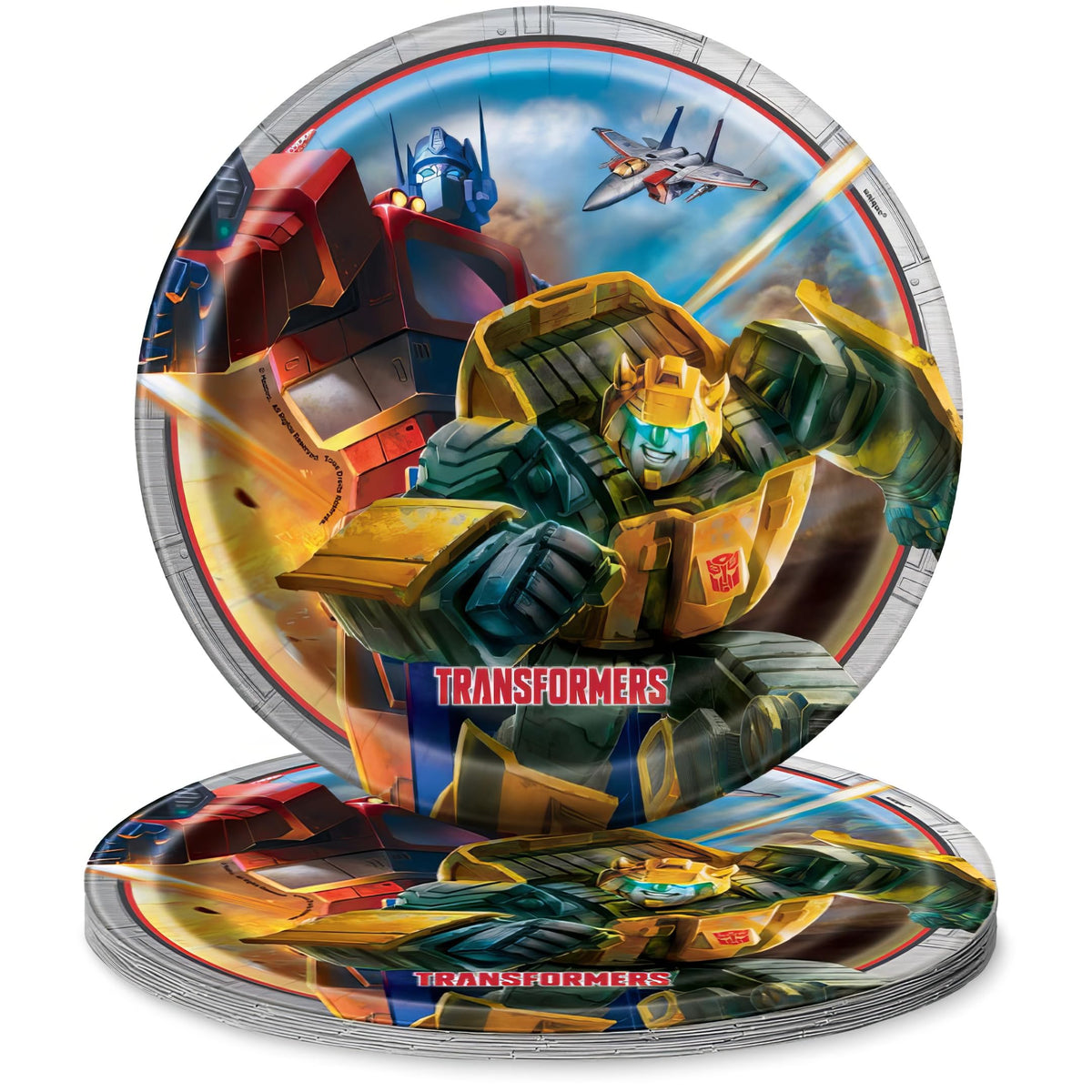 Unique Dishware Plate, Medium, Multicolor
