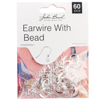 John Bead Jewelry Finding, 18 mm, silver