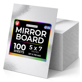Hygloss Sheet Paper, 5" x 7", Silver