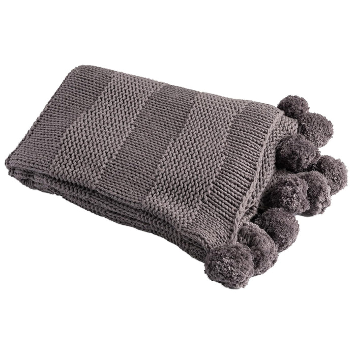 Karma Blanket, Full, Gray