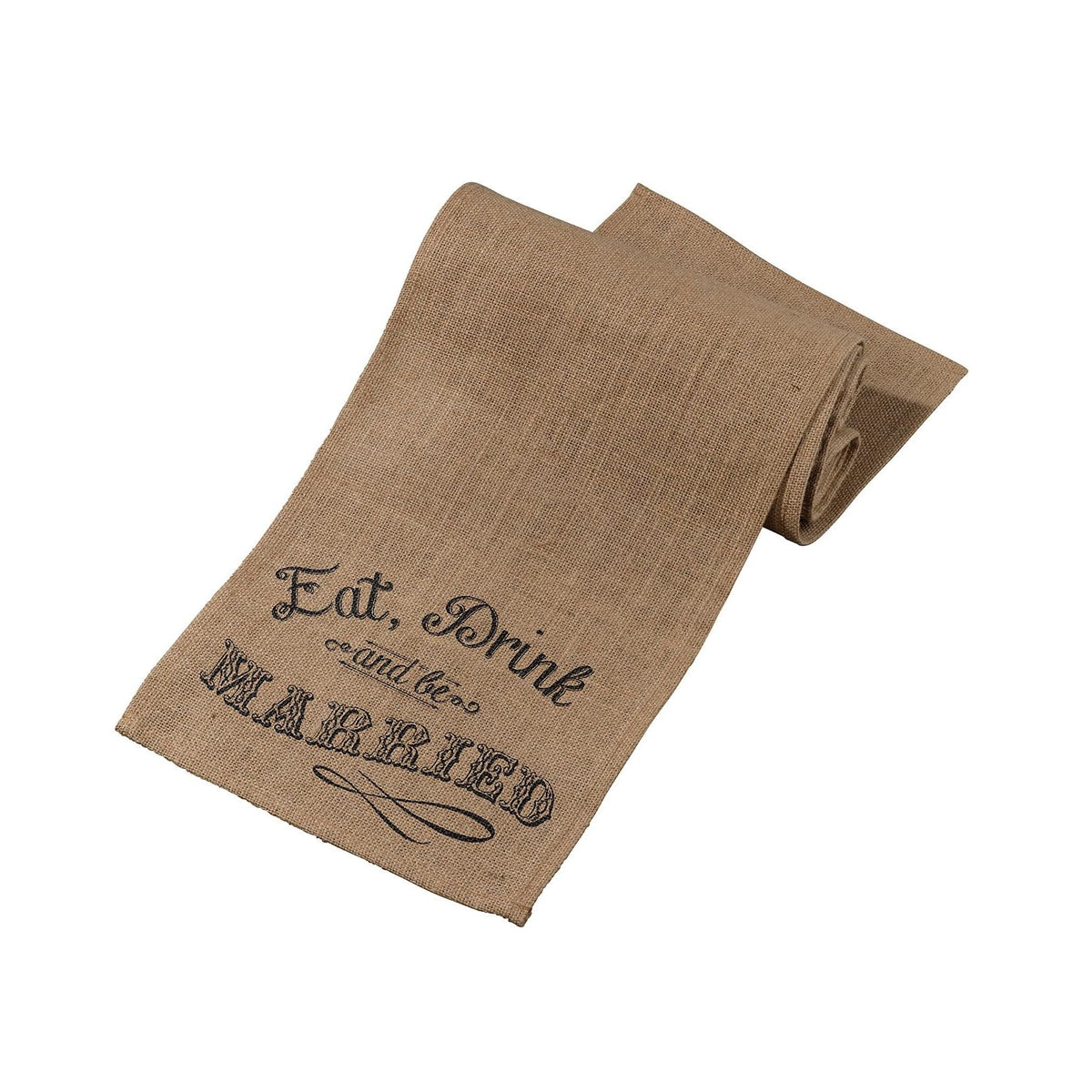 Lillian Rose Table Runner, 84"L, Burlap