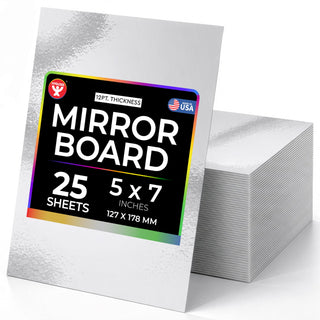 Hygloss Sheet Paper, 5" x 7", Silver