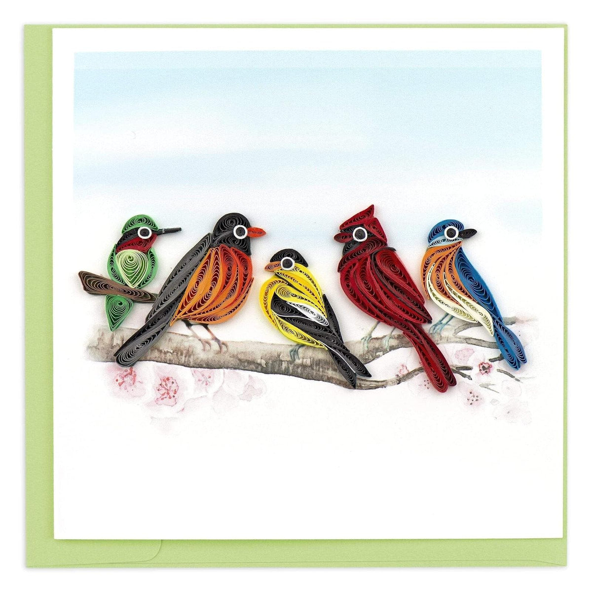 Quilling Card Greeting Card, 6x6 Inch, Multi