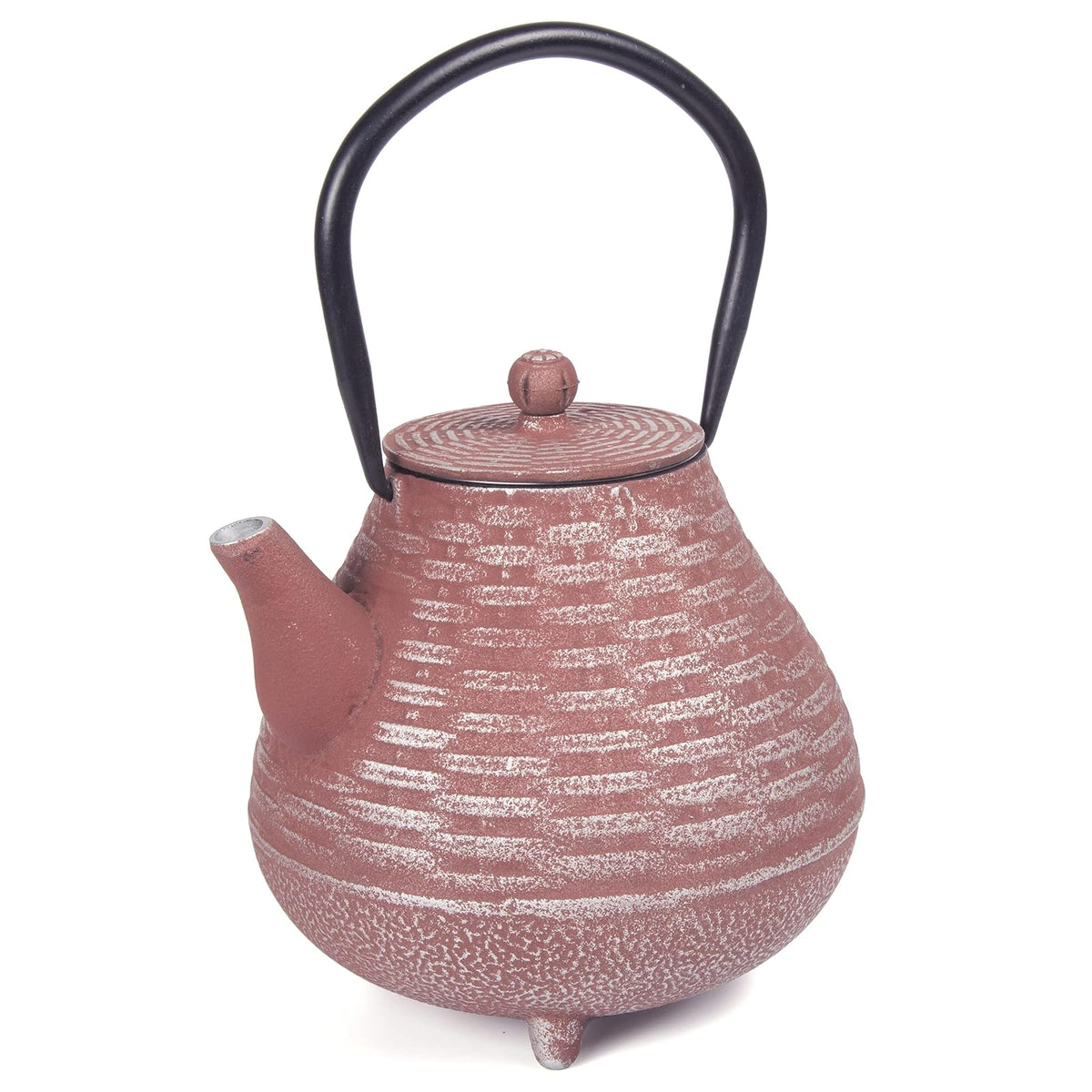 Creative Home Teapot, 40 oz., Silver/ Orange